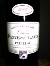 Chateau Pedesclaux, Pauillac, 2000  OWC 12 Bottles